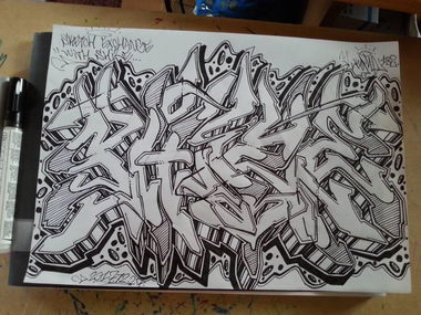 Graffiti Sketch - Photo by kore182 - kore, kore182, sketches (2017)