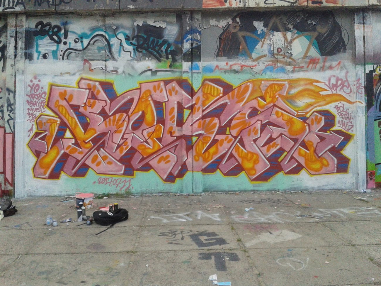 Graffiti Wall - Photo by kore182 - kore182, kore, 182 (2017)