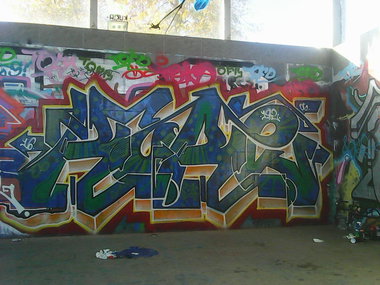 Graffiti Wall - Photo by kore182 - kore182, 182, vilnius (2016)