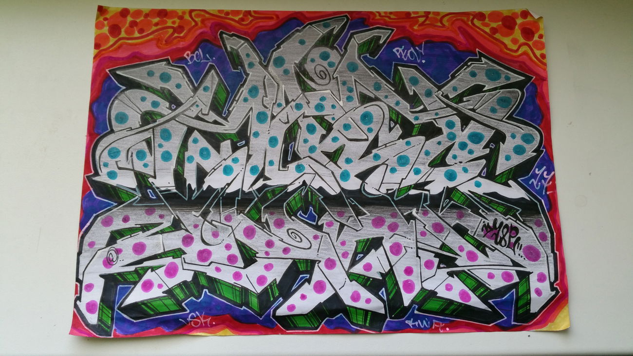 Graffiti Sketch - Photo by kore182 - sketches, drawings, wildstyle (2017)