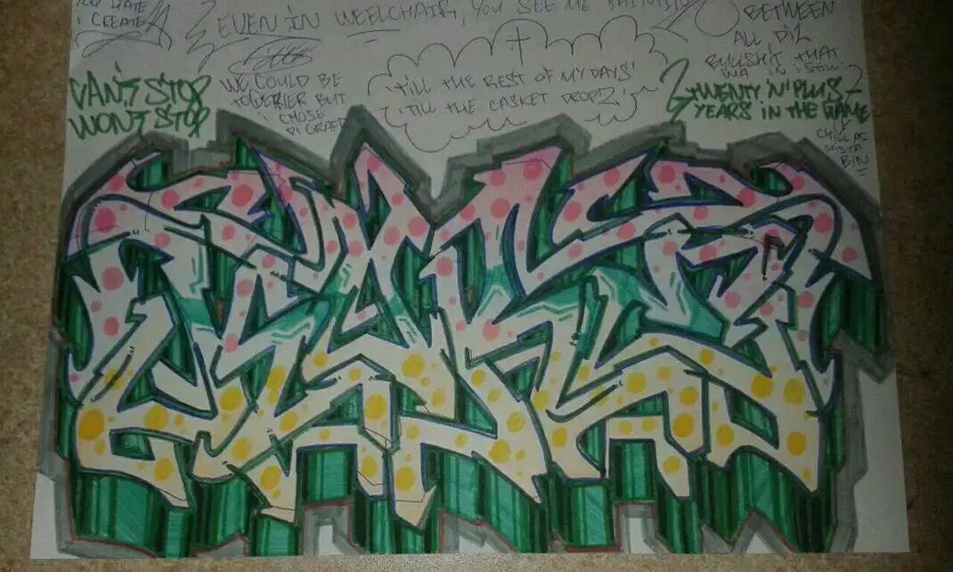 Graffiti Sketch - Photo by kore182 (2022)