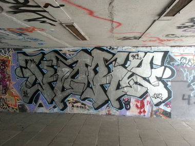 Graffiti Wall - Photo by kore182 - kore, kore182, silvers (2017)