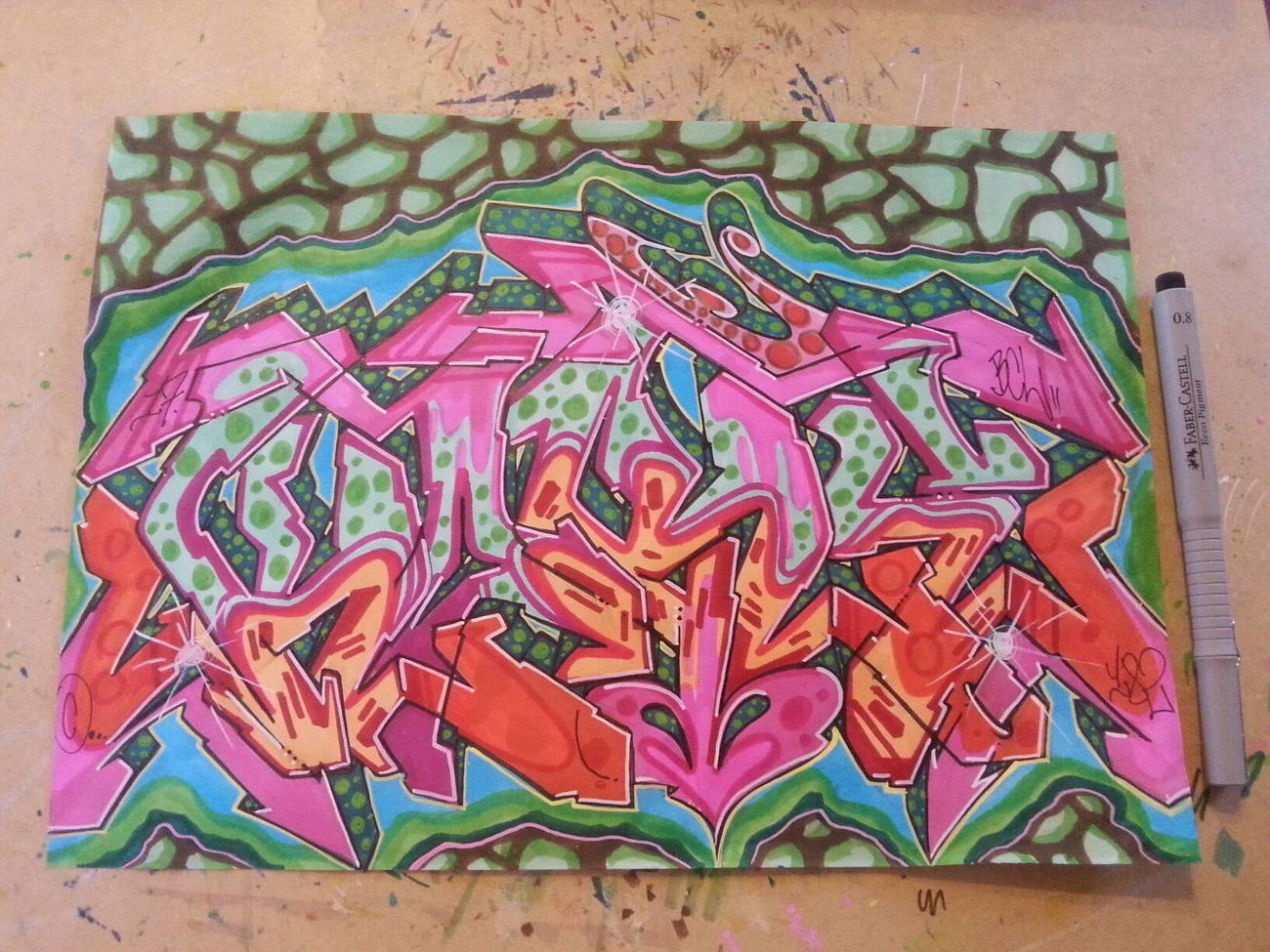 Graffiti Sketch - Photo by kore182 (2017)