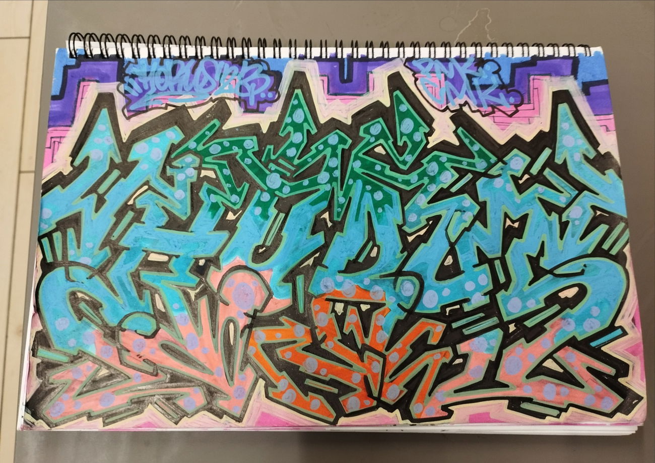 Graffiti Sketch - Photo by kore182 - Sketchhorus2024HORUSVILNIUSvilnius (2024)