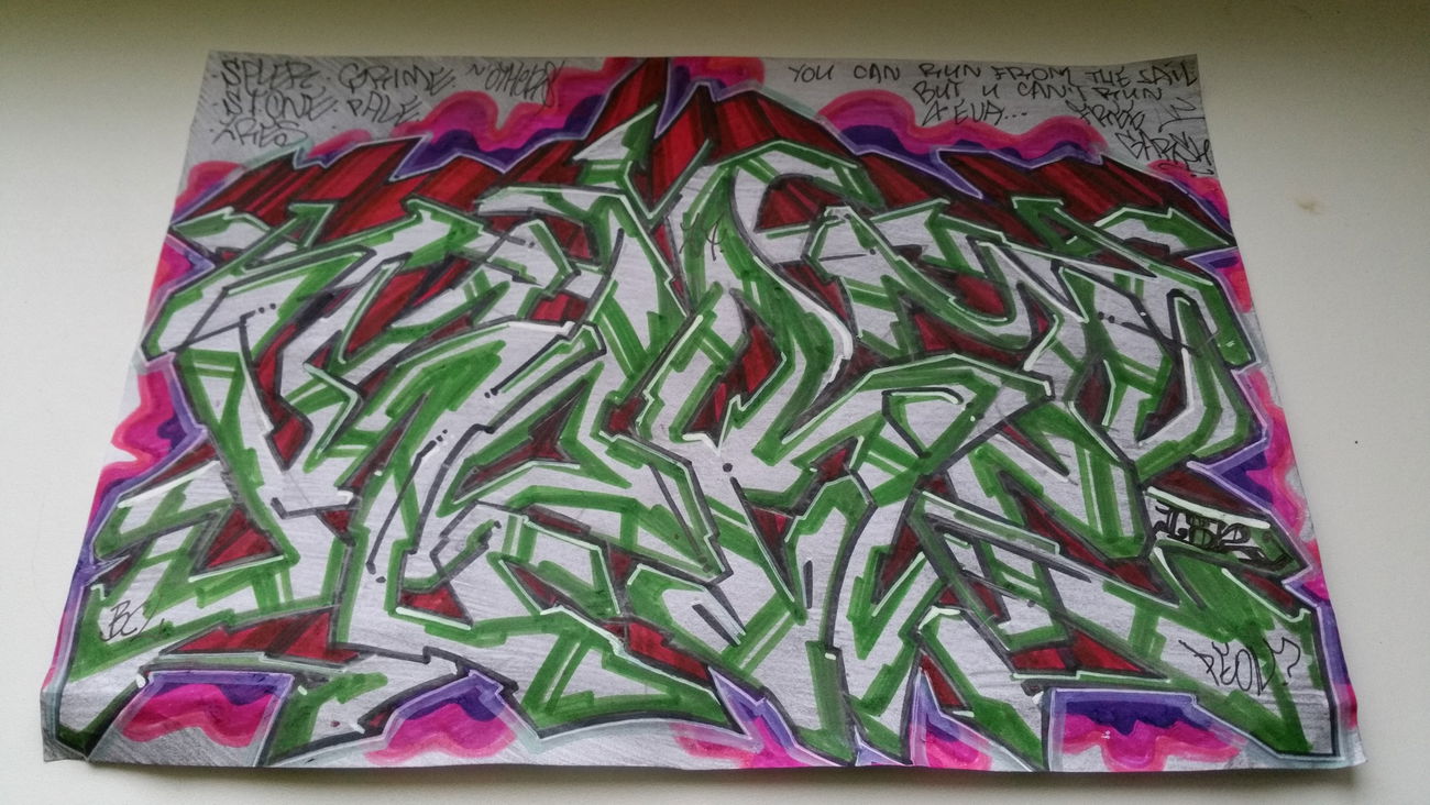 Graffiti Sketch - Photo by kore182 - kore182, kore, koregraffiti (2017)