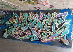 Graffiti Wall - Photo by kore182 - horus, vilniusgraff, legalshit (2024)