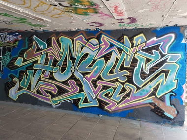 Graffiti Wall - Photo by kore182 - horus, vilniusgraff, legalshit (2024)