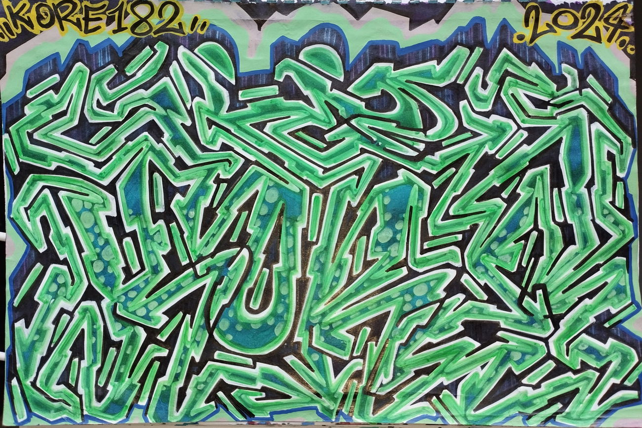 Graffiti Sketch - Photo by kore182 (2024)