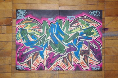 Graffiti Sketch in Vilnius - Photo by kore182 - kore182, kore, koreoneeihttwo (2013)