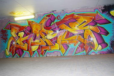 Graffiti Wall in Vilnius - Photo by kore182 (2012)