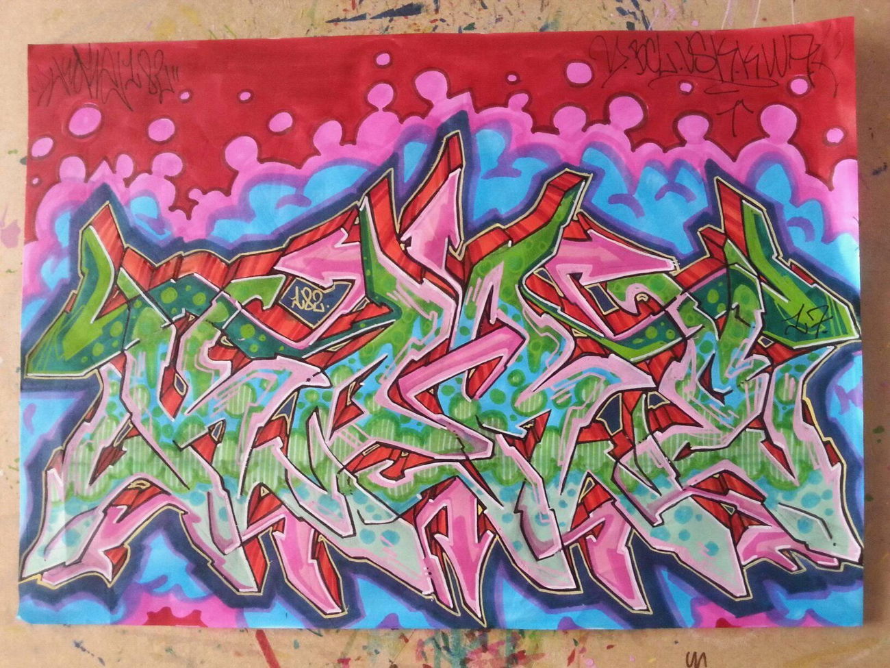 Graffiti Sketch - Photo by kore182 (2017)