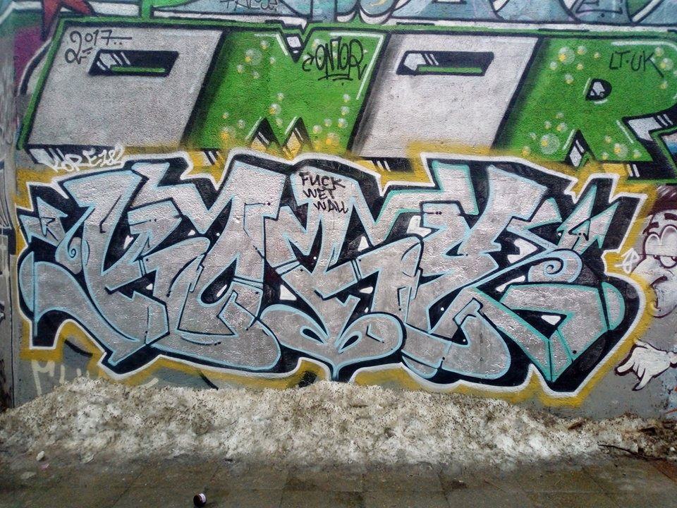 Graffiti Wall - Photo by kore182 - kore182, kore, 182 (2018)