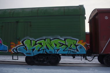 Graffiti Train - Photo by kore182 - kore, kore182, peov