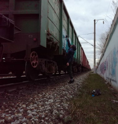 Graffiti Train in Настройка Расположения - Photo by korsar67 (2017)