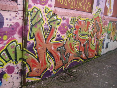 Graffiti Wall in Leeuwarden - Photo by kostura