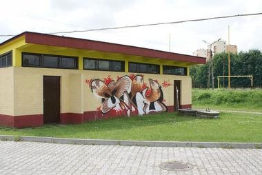 Graffiti Wall in Poloboc - Photo by kozs - Szet