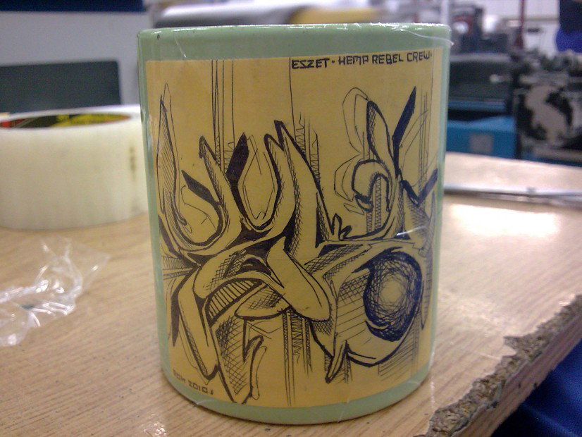 Graffiti Sketch - Photo by kozs - SZET, Coffeecup
