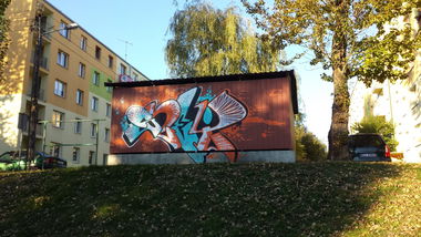 Graffiti Bombing in Poland - Photo by kozs - Szet, HaeR