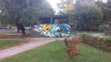 Graffiti Bombing in Poland - Photo by kozs - Szet