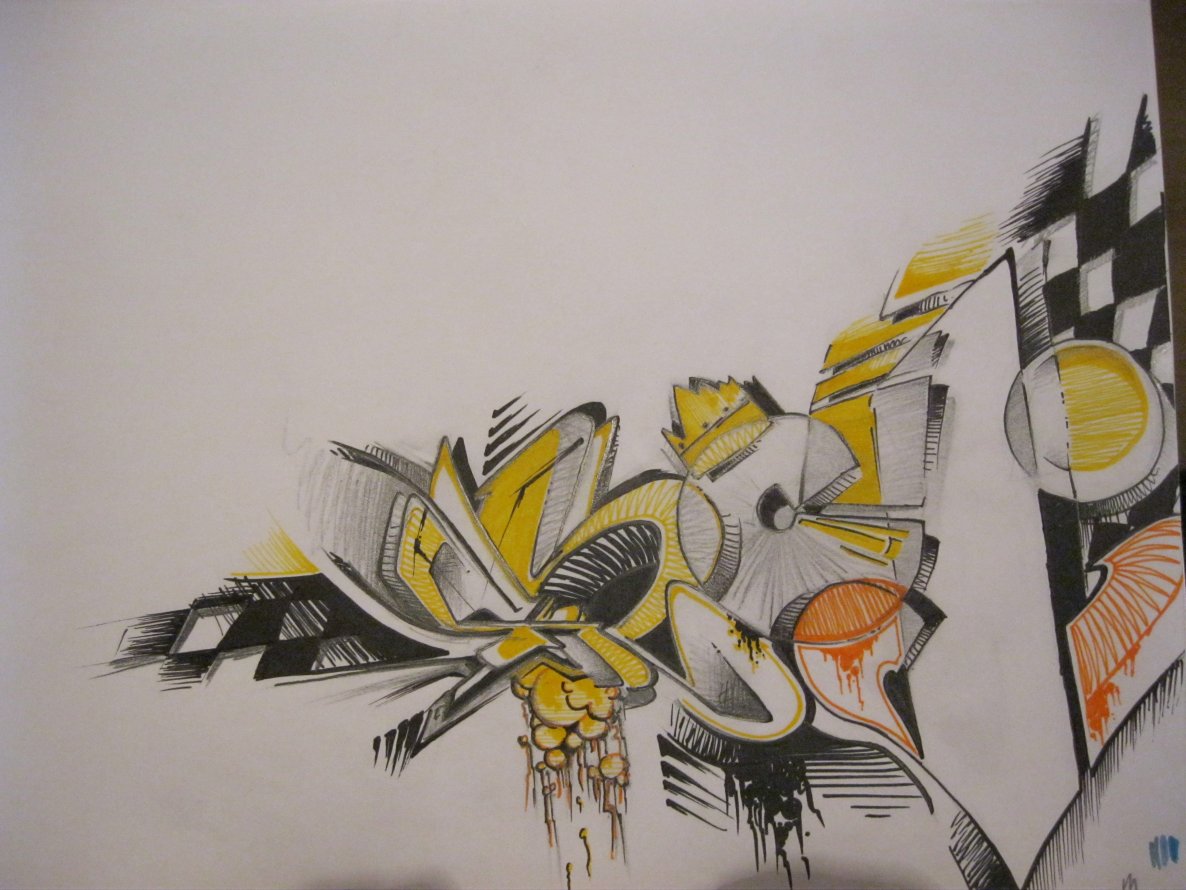 Graffiti Sketch in Poland - Photo by kozs - szet