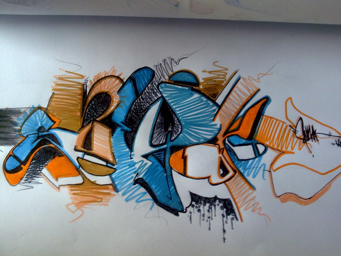 Graffiti Sketch - Photo by kozs - szetok (2012)