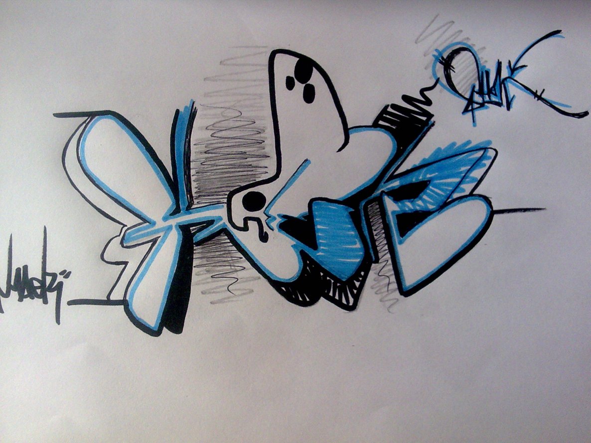 Graffiti Sketch - Photo by kozs - old, stuff, HaeR (2011)