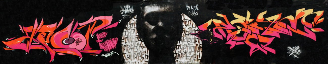 Graffiti Wall in Penza - Photo by kr0t (2013)