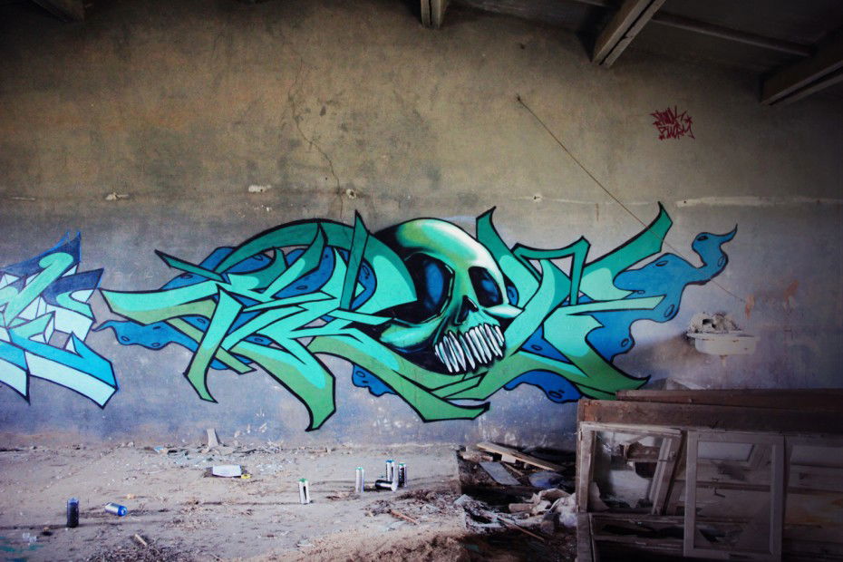 Graffiti Wall in Penza - Photo by kr0t (2013)