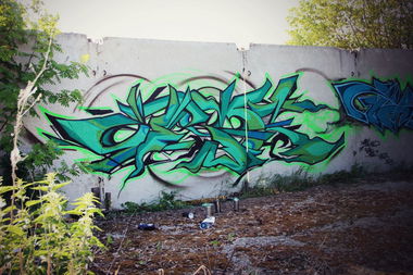 Graffiti Wall in Penza - Photo by kr0t (2013)