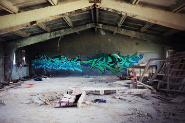 Graffiti Wall in Penza - Photo by kr0t (2013)