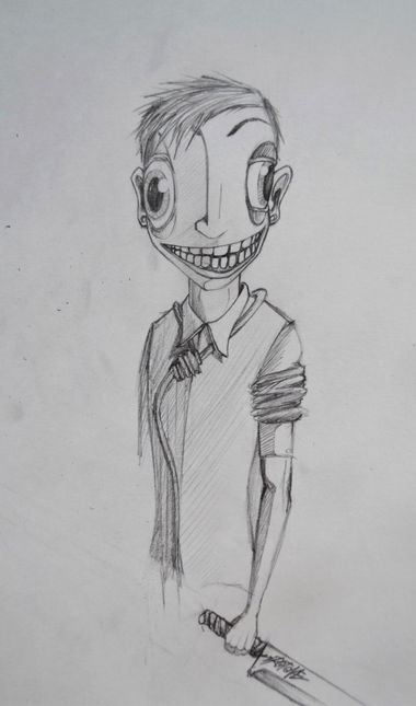 Graffiti Sketch in Penza - Photo by kr0t (2013)