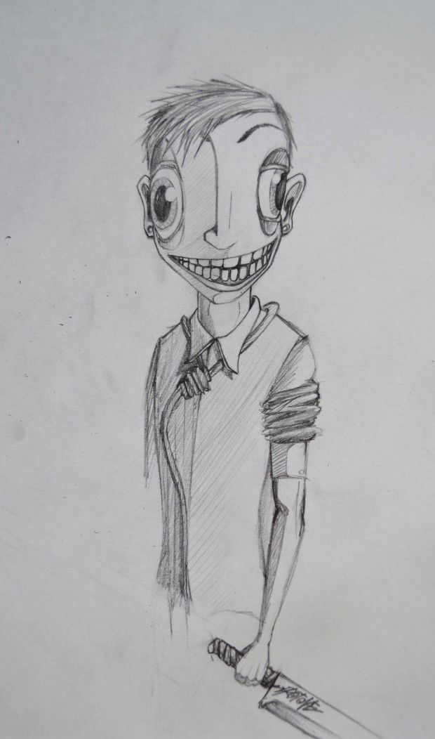 Graffiti Sketch in Penza - Photo by kr0t (2013)