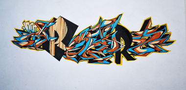 Graffiti Sketch in Penza - Photo by kr0t (2013)
