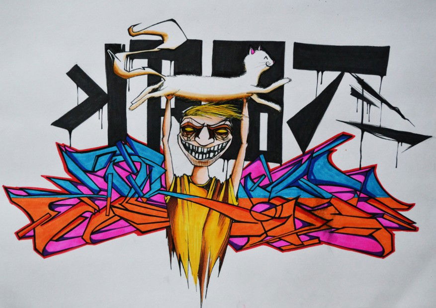 Graffiti Sketch - Photo by kr0t (2013)