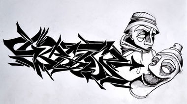 Graffiti Sketch - Photo by kr0t (2013)