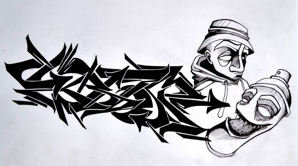 Graffiti Sketch - Photo by kr0t (2013)