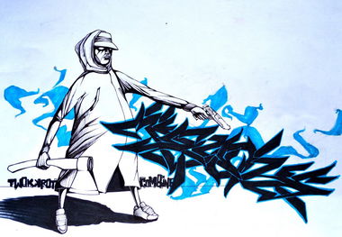 Graffiti Sketch - Photo by kr0t (2013)