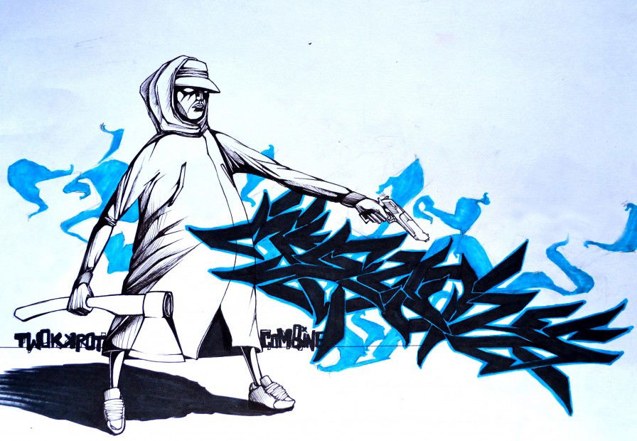 Graffiti Sketch - Photo by kr0t (2013)