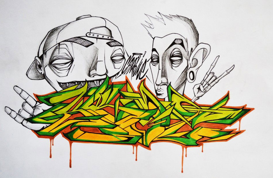 Graffiti Sketch - Photo by kr0t (2013)