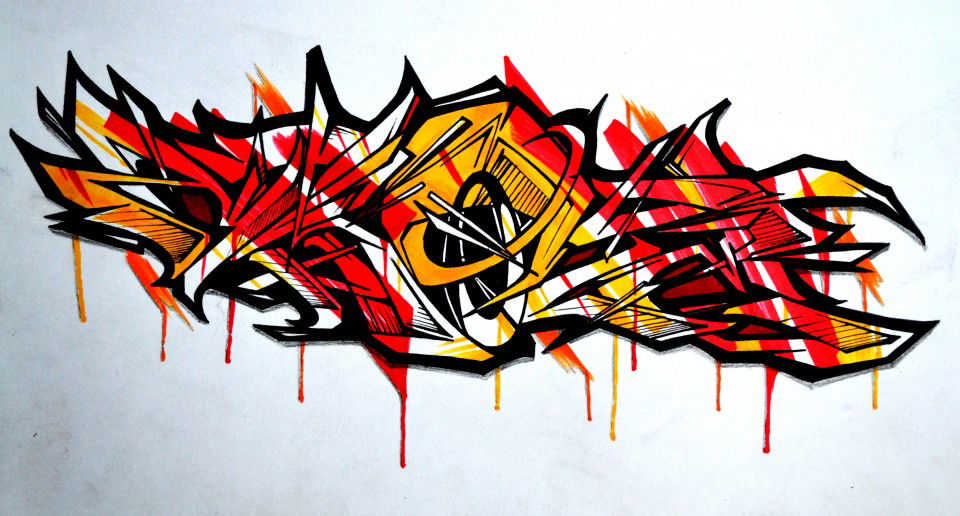 Graffiti Sketch - Photo by kr0t (2013)