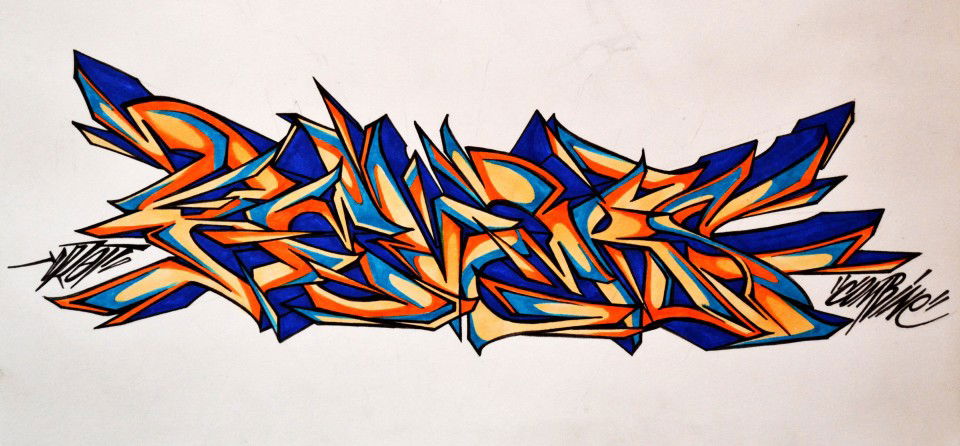 Graffiti Sketch - Photo by kr0t (2013)