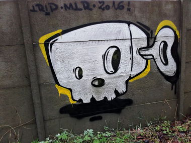 Graffiti Bombing in Francja - Photo by kraby - trip (2016)