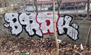 Graffiti Bombing in Indie - Photo by kraby - brak, mtr (2016)