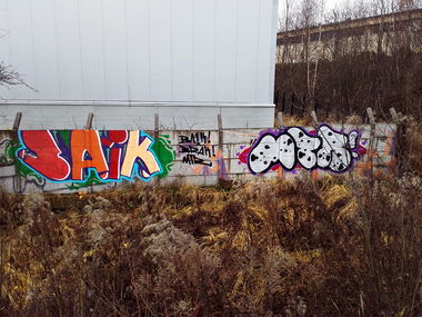 Graffiti Bombing in Ukraina - Photo by kraby (2015)