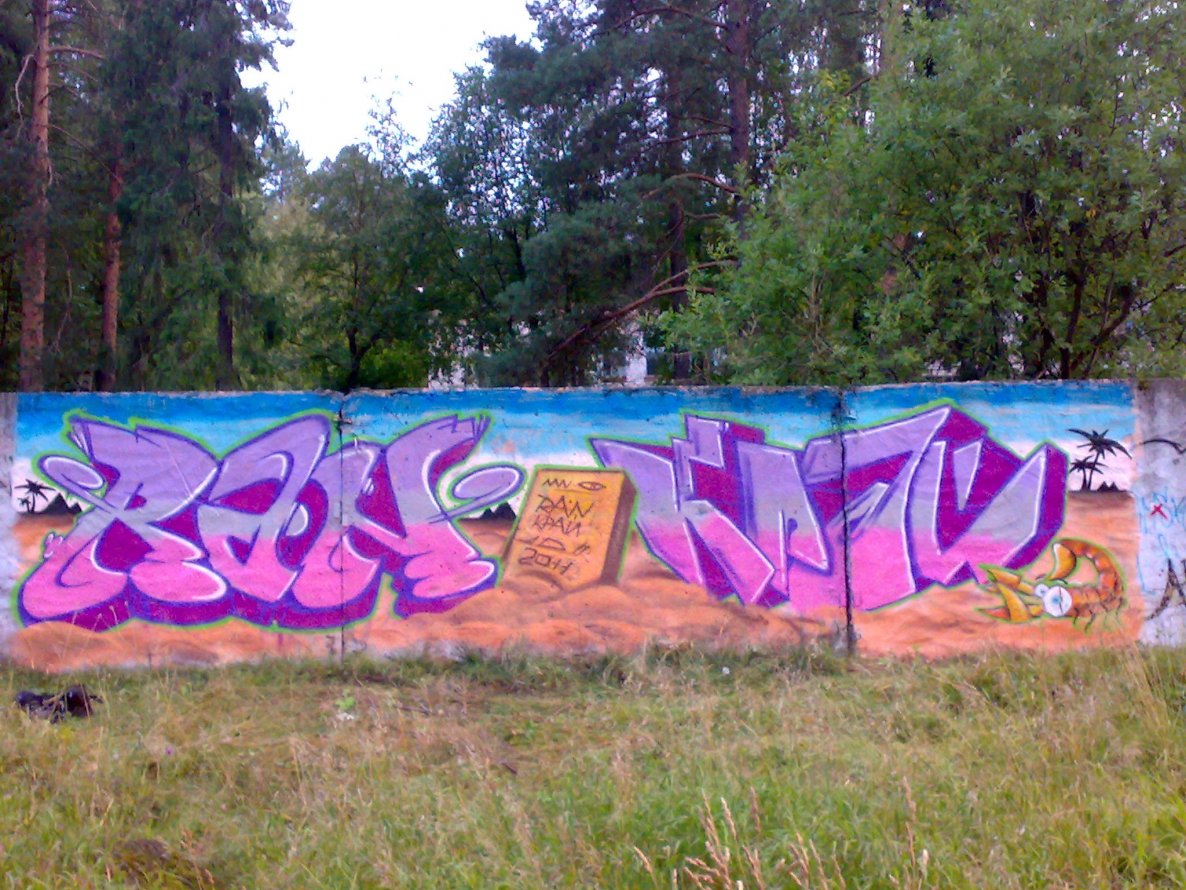 Graffiti Wall - Photo by kraipkm - ????, ?????????, ran (2011)