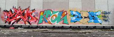 Graffiti Wall - Photo by kraipkm - pkm, sem, ben (2013)