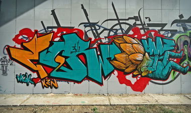 Graffiti Wall - Photo by kramz - Kramz, Qbic (2014)
