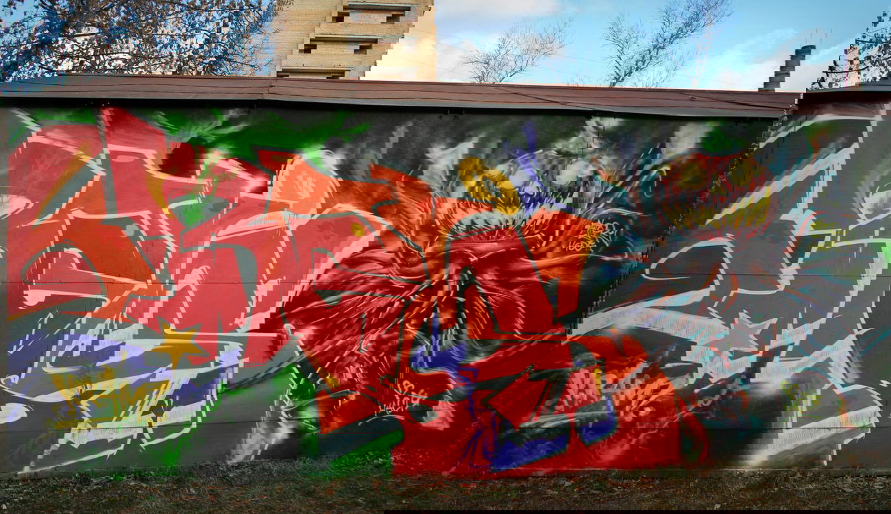 Graffiti Wall - Photo by kramz - Kramz, "KramS", & (2014)