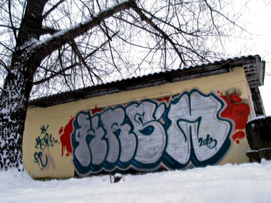 Graffiti Bombing in Minsk - Photo by krasiwo - krsw, crew (2013)