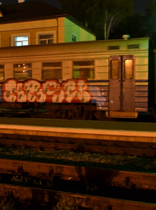 Graffiti Train in Lviv - Photo by krasiwo (2013)